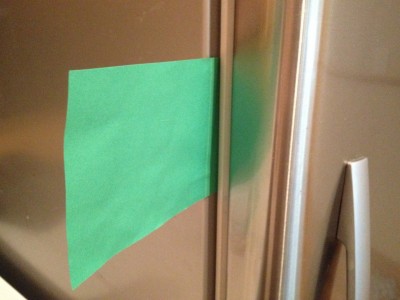 Close Your Fridge Door on a Piece of Paper to Check for Energy Loss 