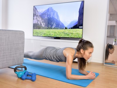 Do a Plank During TV Commercials 