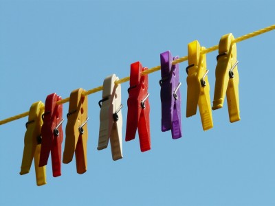 Dry Your Clothes on a Clothesline Instead of Using the Dryer