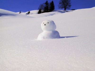 Faire un bonhomme de neige