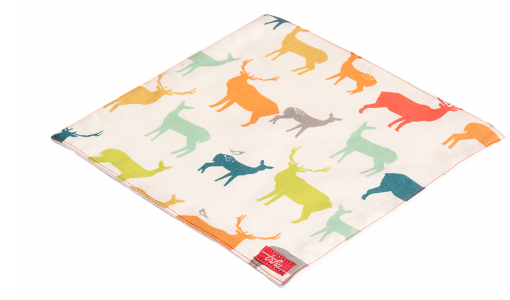 Mouchoir TSHU avec motif de cerfs multicolore pour les enfants