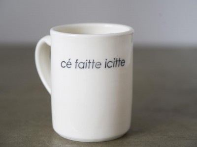 Tasse en porcelaine faite au Québec!