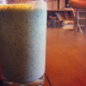 Un premier smoothie vert