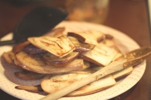 Défi jour 2 : une pizza aux aubergines