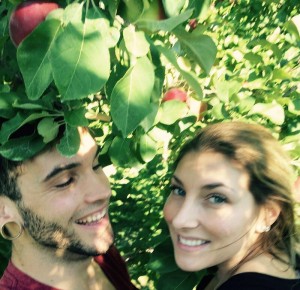 Journée au pomme en amoureux