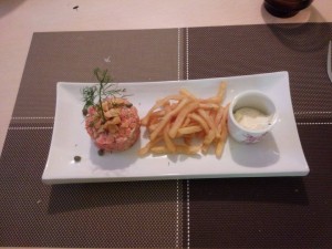 Tartare de saumon