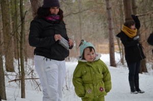 A winter hike