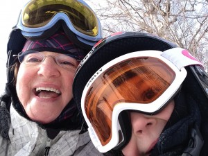 Ski avec mes petits-enfants