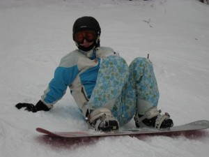 Sortie de planche à neige