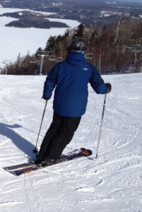 Superbe journée de ski alpin