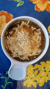 Vegan onion soup