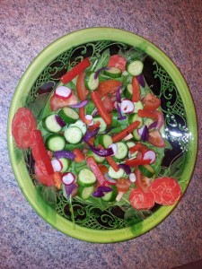 Salade fraîcheur du jardin