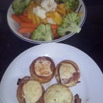 Tournedos de poulet avec accompagnement de légumes du Québec